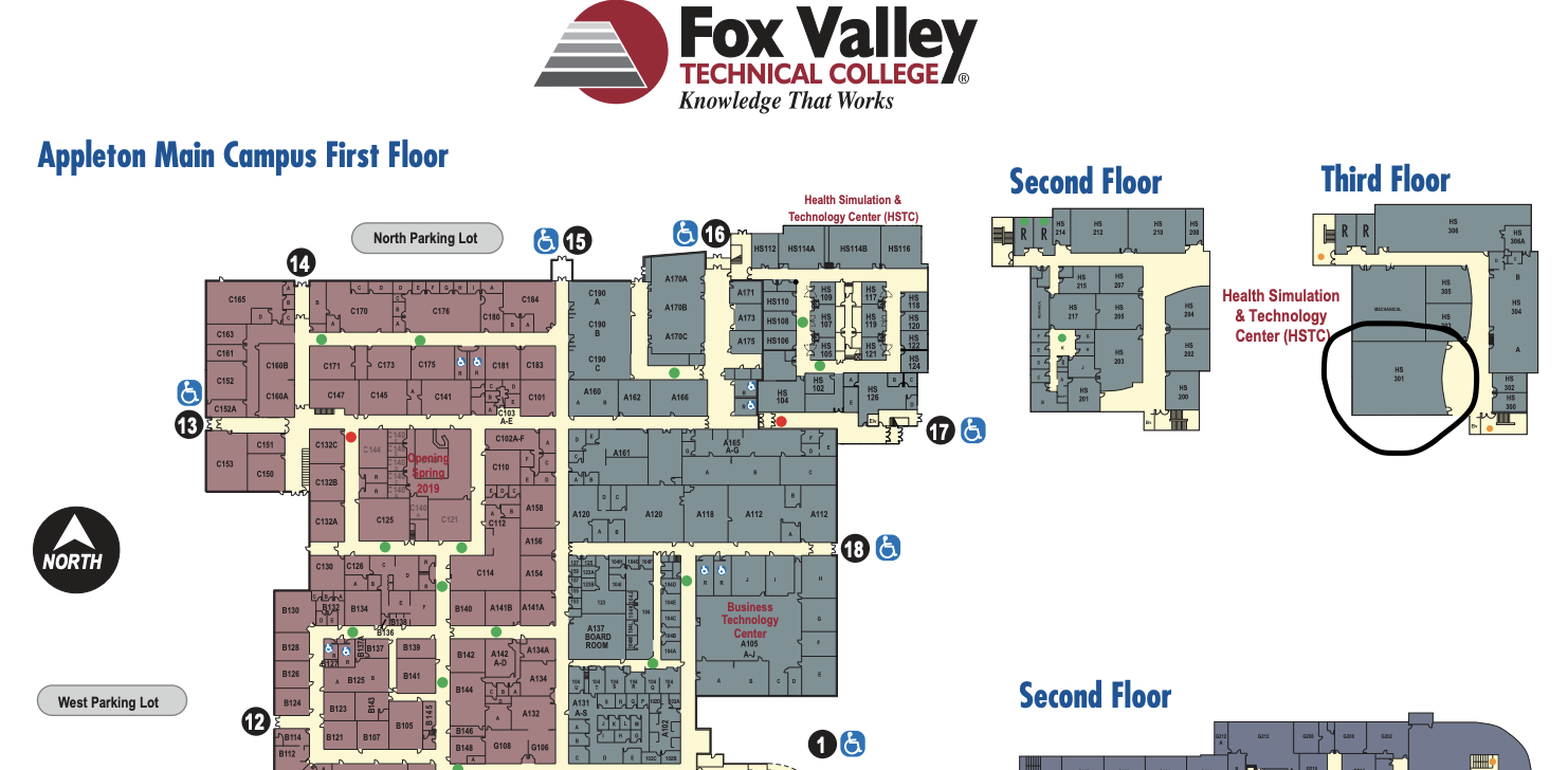 Fvtc Appleton Campus Map March 15th meeting at FVTC in Appleton sponsored by Tierpoint 